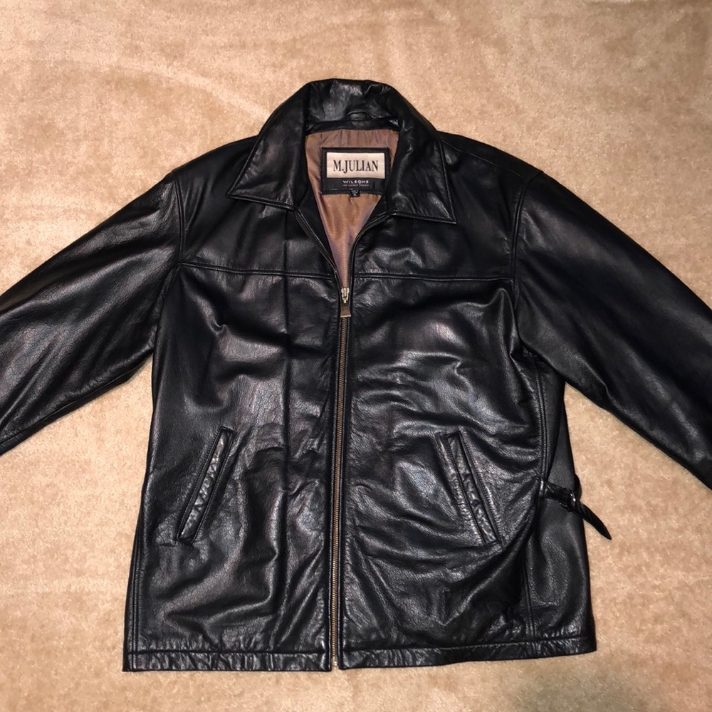 Like New Men’s Size XL M.Julian Leather Coat